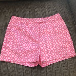 Blue Rain pink floral print dress shorts